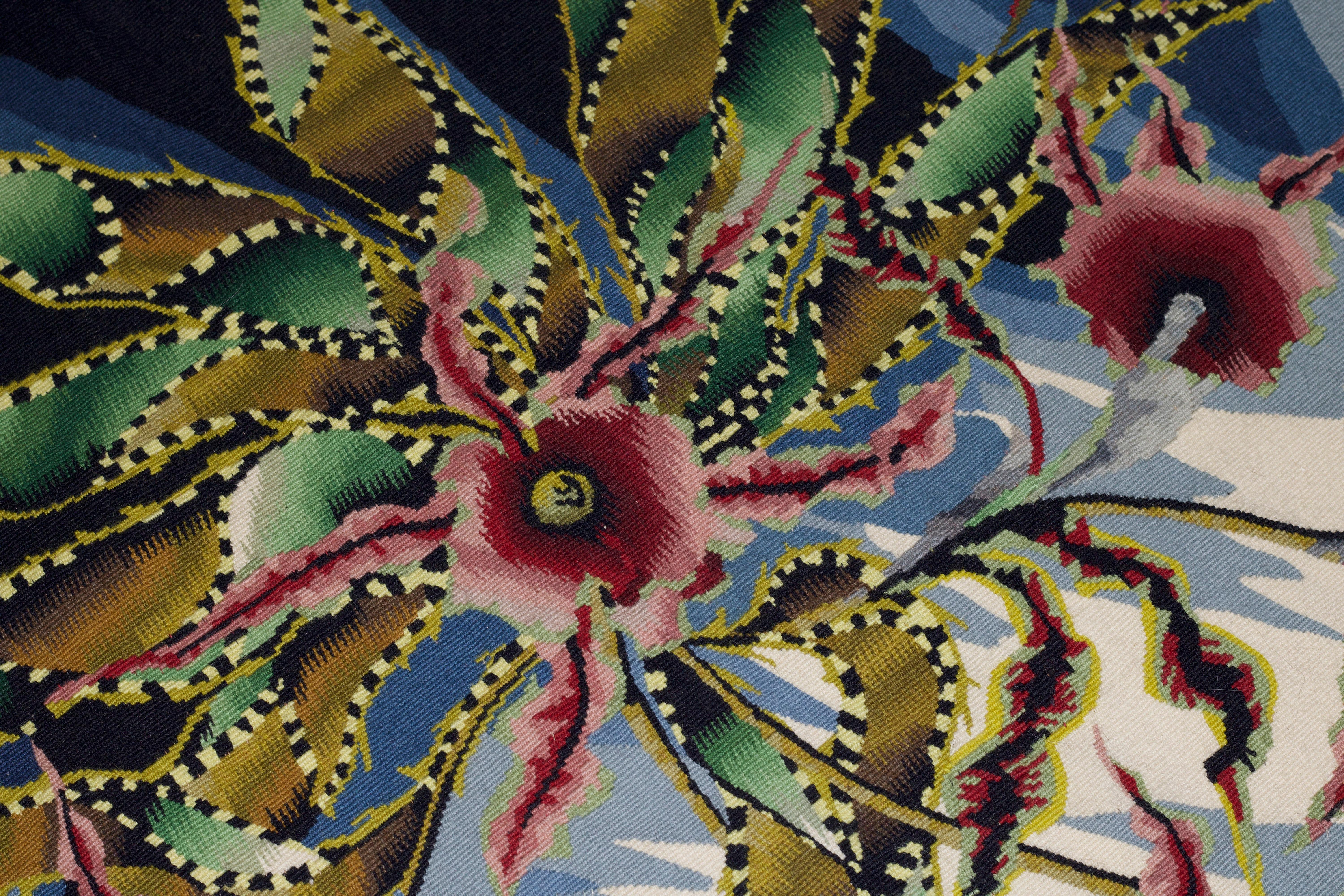 Fine French Mid Century Tapestry Signed by Jean Lurcat 3'9
