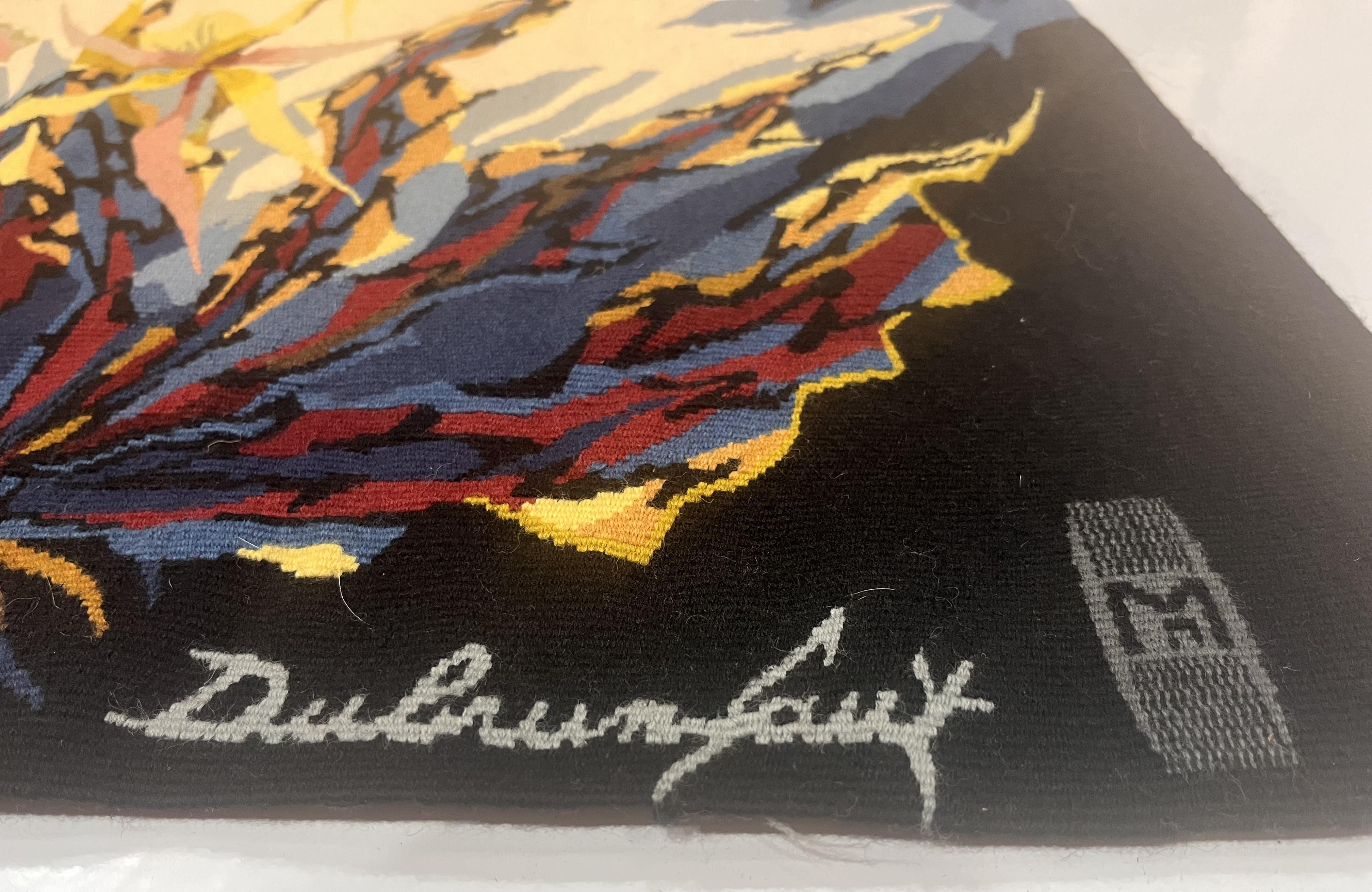 Fine French Mid Century Tapestry Signed by Jean Lurcat 3'9