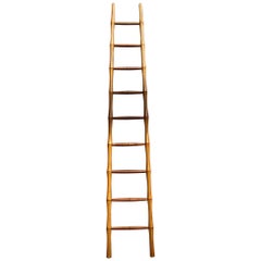 Fine French Nine Rungs Faux Bamboo Ladder