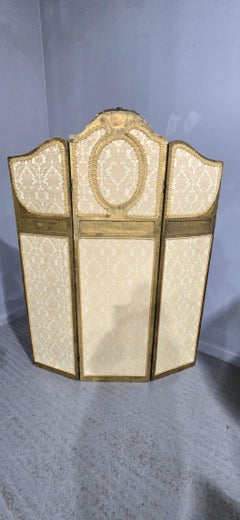 Fine French Three Fold Gilt Screen