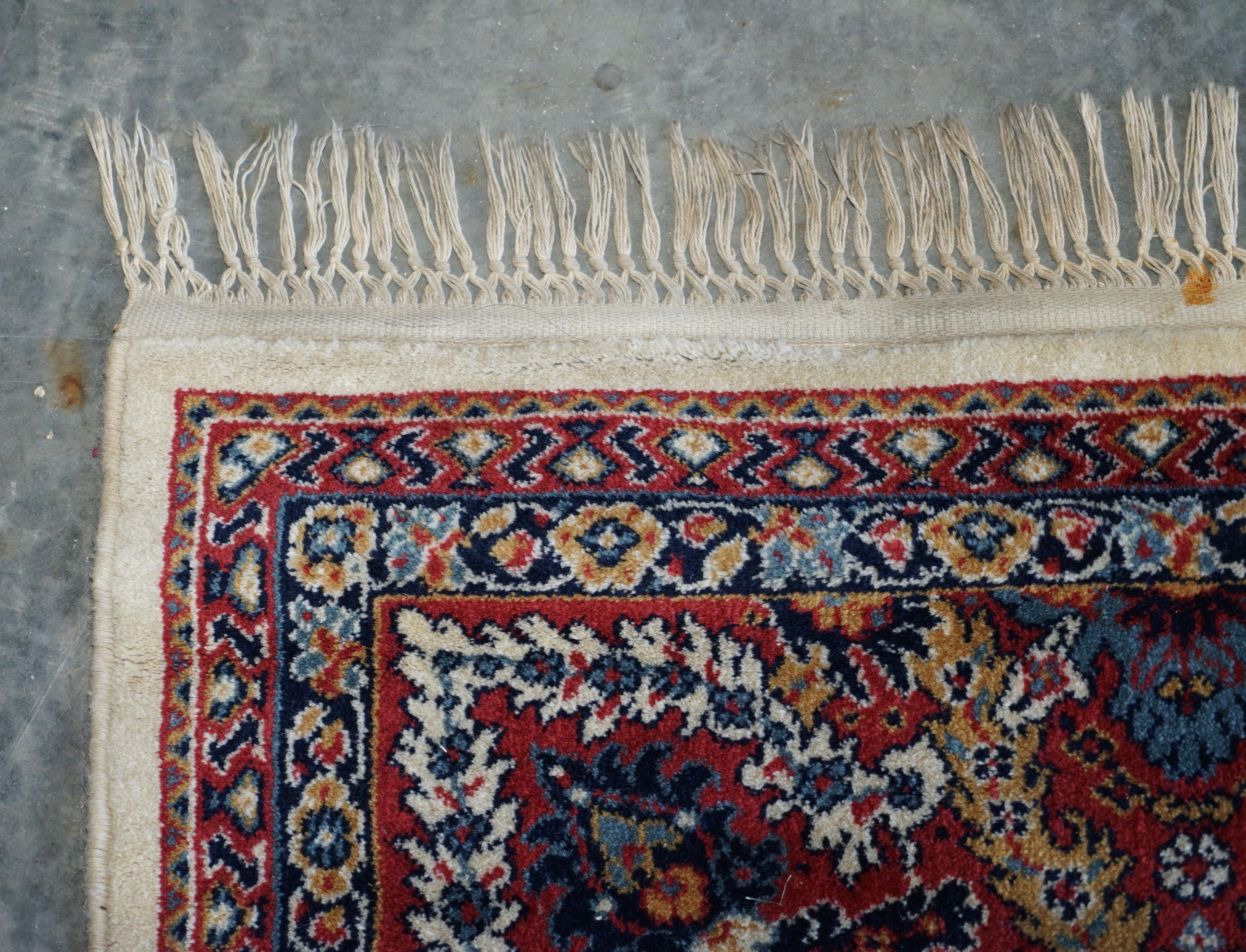 Fine French Vintage Floral Leaf Large Rug Carpet For Sale 6