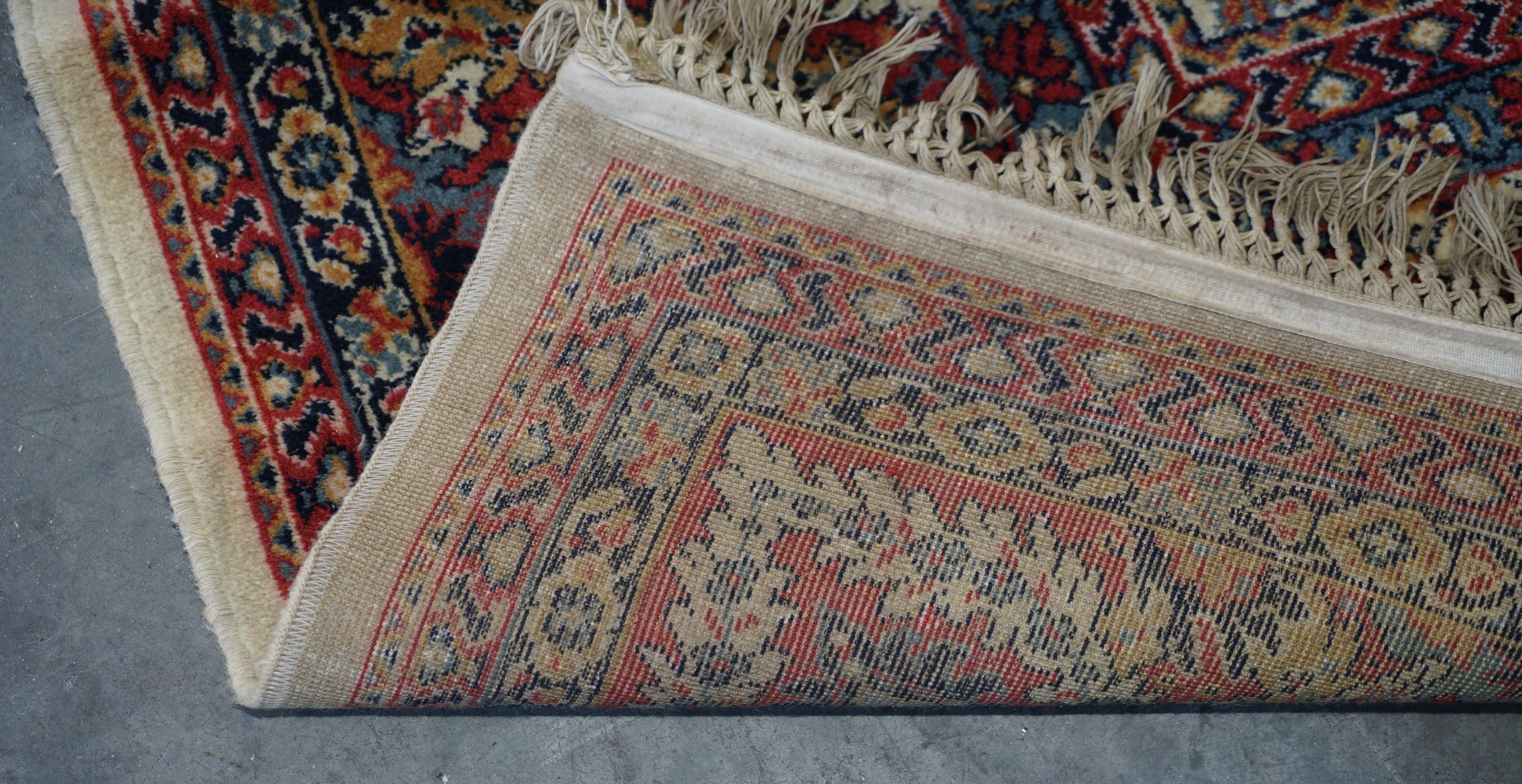Fine French Vintage Floral Leaf Large Rug Carpet For Sale 9
