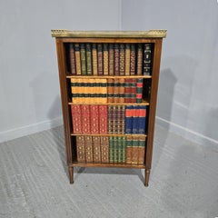 Fine French Walnut Bookcase of Small Proportions