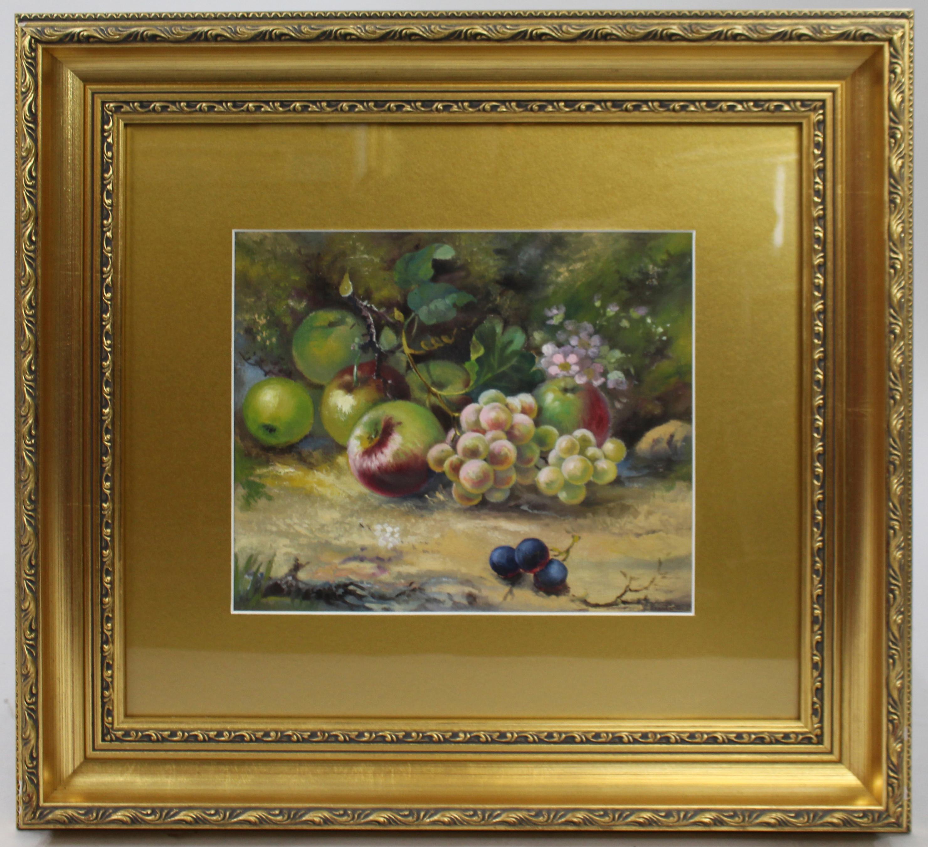 Fine Fruit Still Life by John Freeman (English) oil on board
 

Mid 20th c., English

Oil on board

John Freeman (b.1911), signed by the artist to the bottom right

Mounted & set behind glass in good quality modern gilt frame

Frame