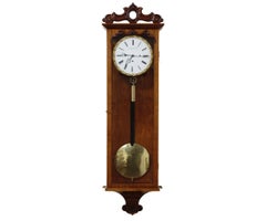 Fine Fruitwood Grand-Sonnerie Striking Vienna Regulator Wall Clock