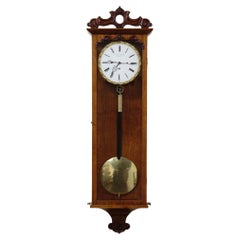 Fine Fruitwood Grand-Sonnerie Striking Vienna Regulator Wall Clock
