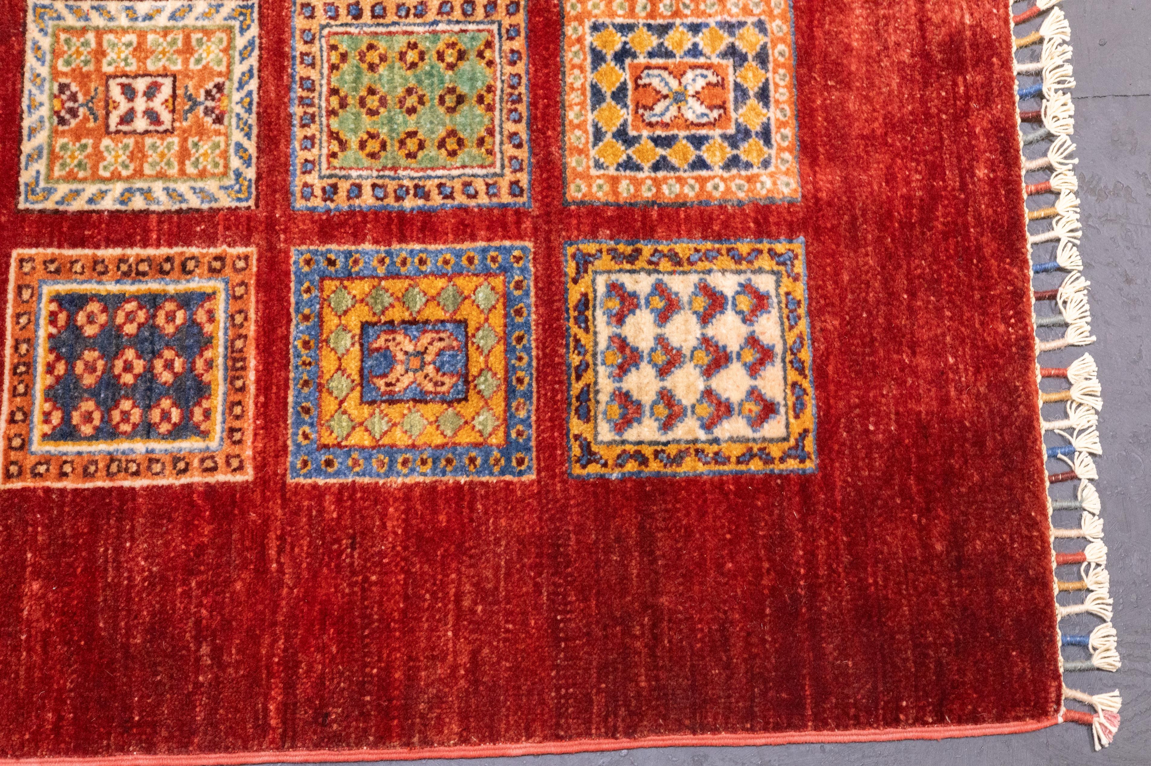 Langer Gabbeh-Wollteppich 2'10'' x 9'10'' im Angebot 1