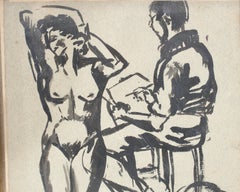 Fine gauche, probablement par un expressionniste allemand, signée casson, circa 1930