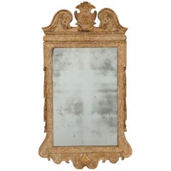 Fine George II Gesso Carved and Gilt Mirror