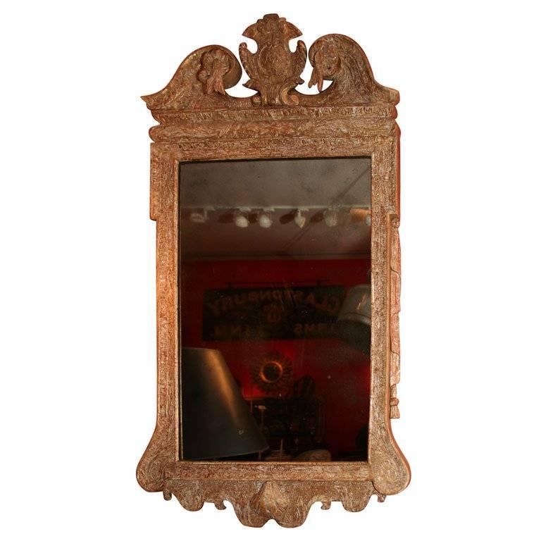 Fine George II Gesso Carved and Gilt Mirror