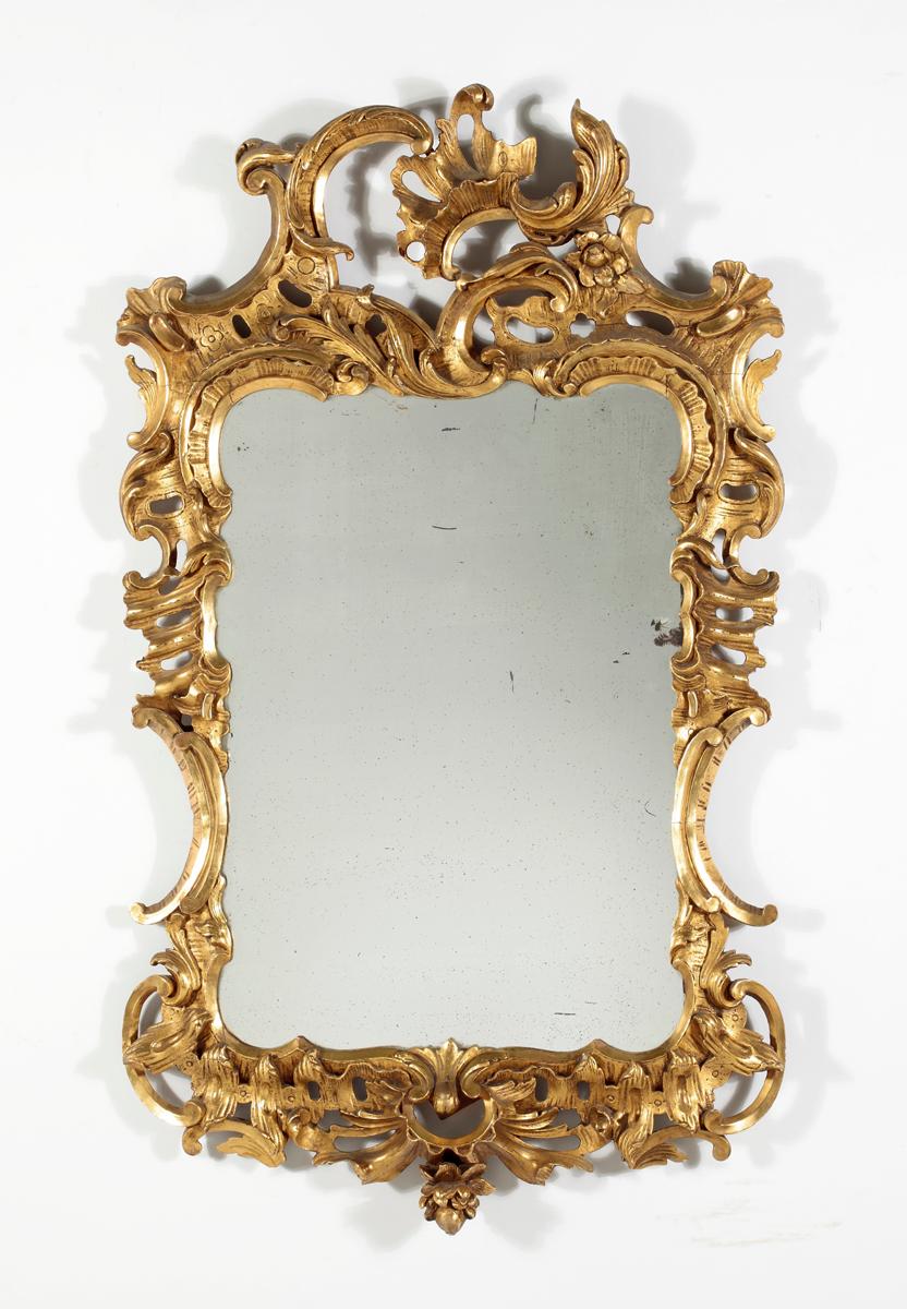 Fine George II Giltwood Mirror 1