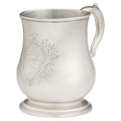 Fine George II Mug Made in London in 1734 by Thomas Farren