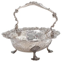 Fine George II Silver Basket