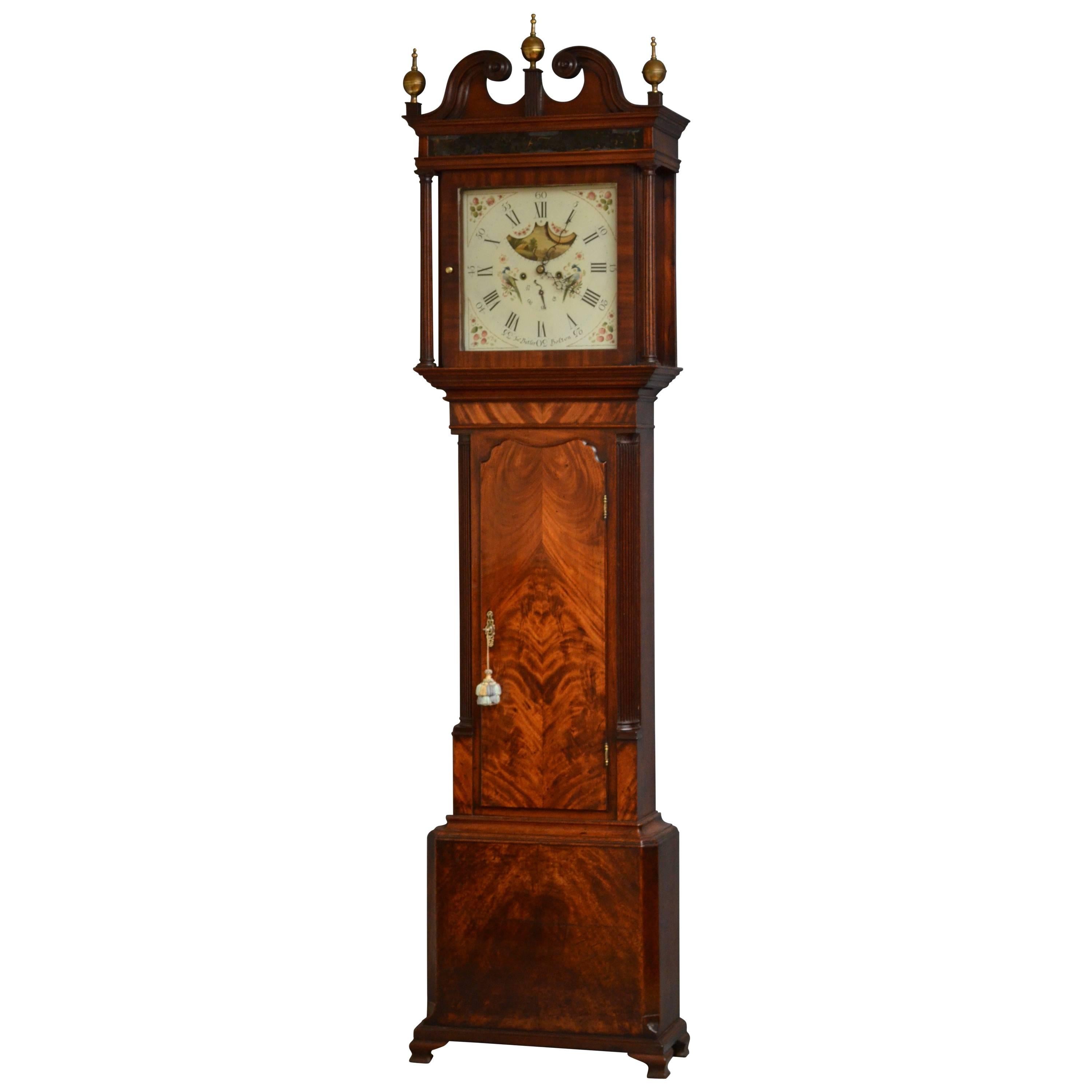 Fine George III Longcase Clock by J. Butler, Bolton