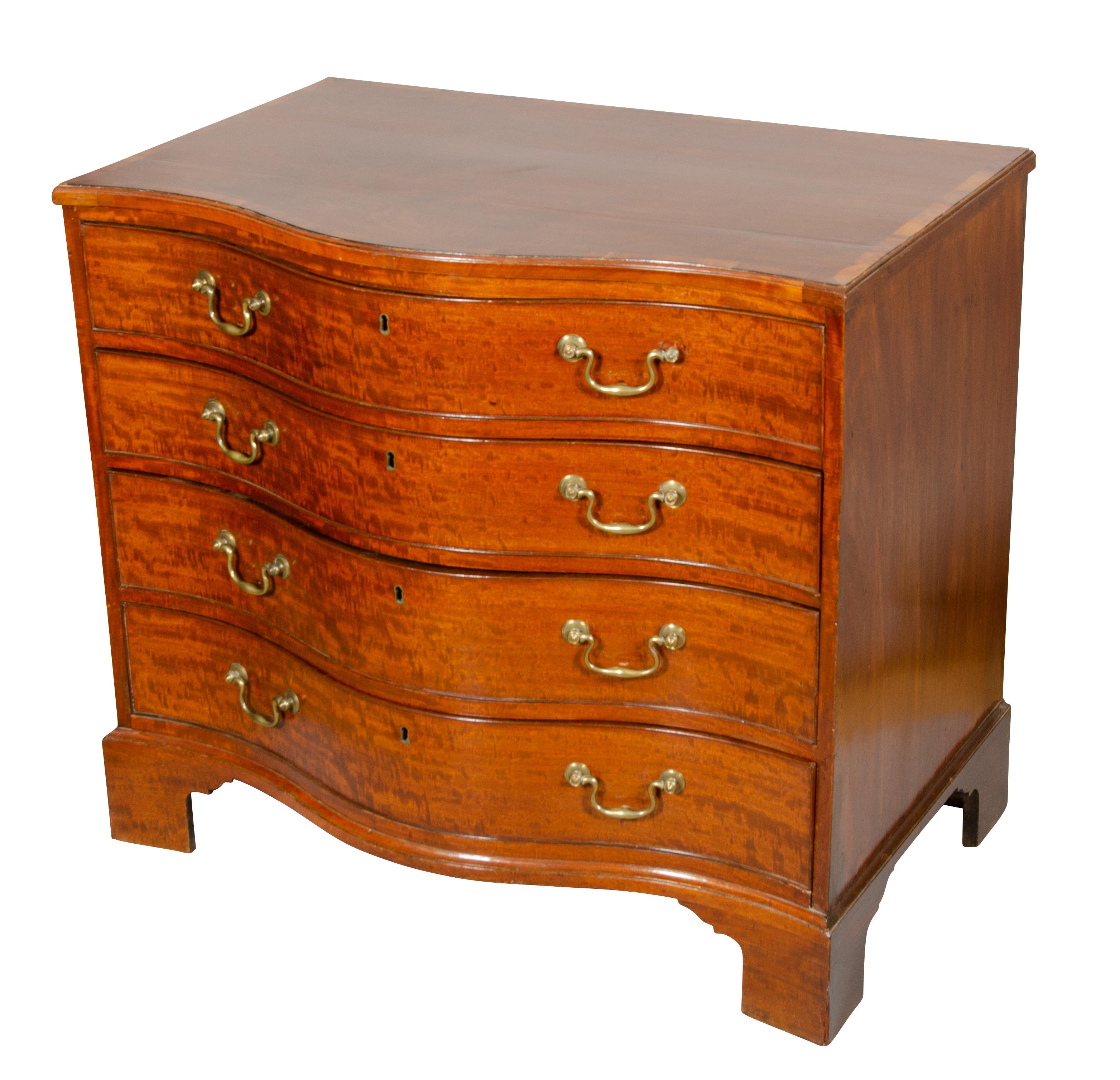Late 18th Century Fine George III Mahogany Chest of Drawers