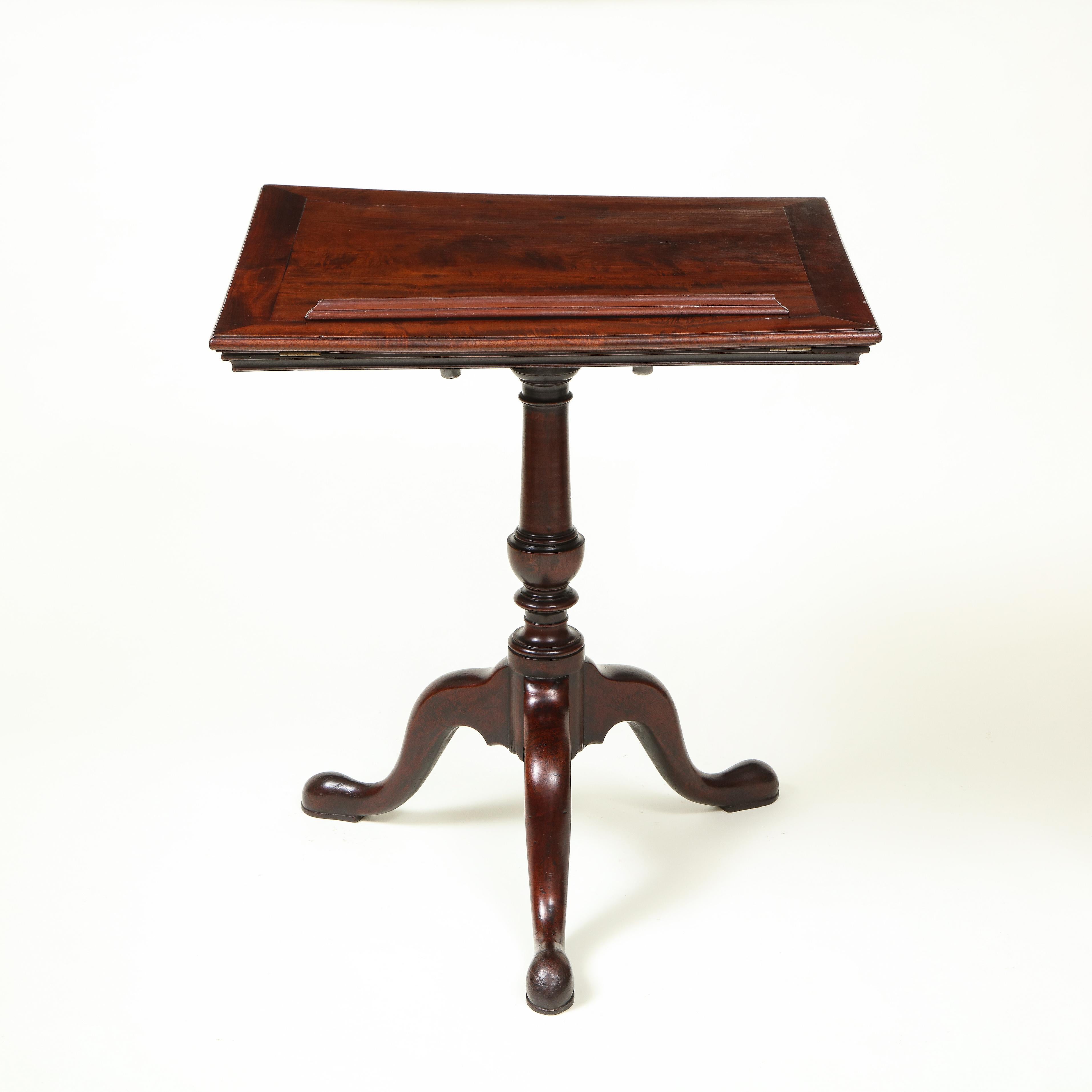 Fine George III Mahogany Reading Stand and Table For Sale 10