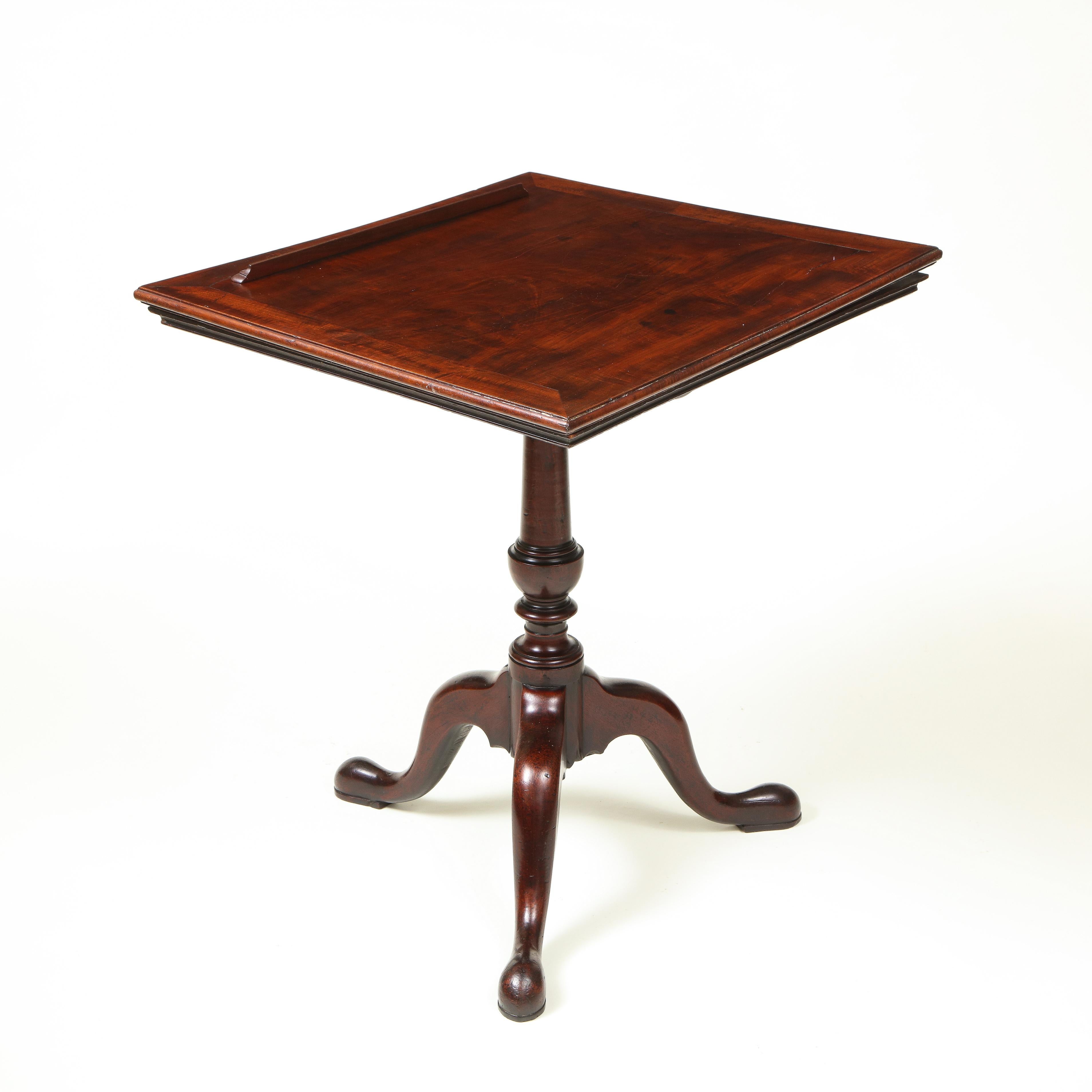 Fine George III Mahogany Reading Stand and Table For Sale 12