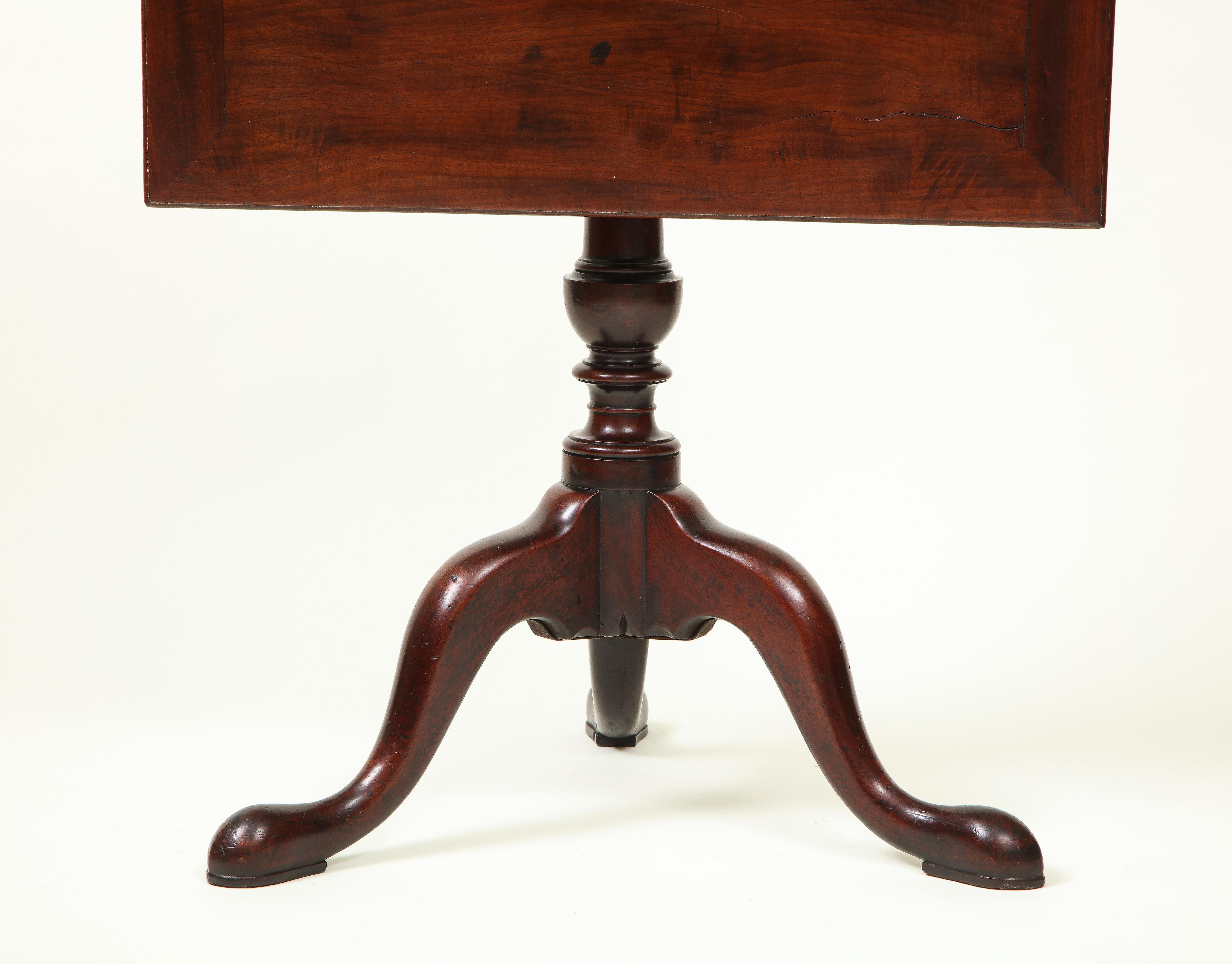 Fine George III Mahogany Reading Stand and Table For Sale 2