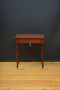 Fine George III Mahogany Side Table / Writing Table