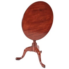 Fine George III Mahogany Tripod Table