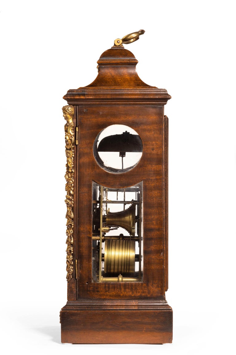 Fine George III Period Mahogany Bracket Clock Signed by Alex Dickie at ...