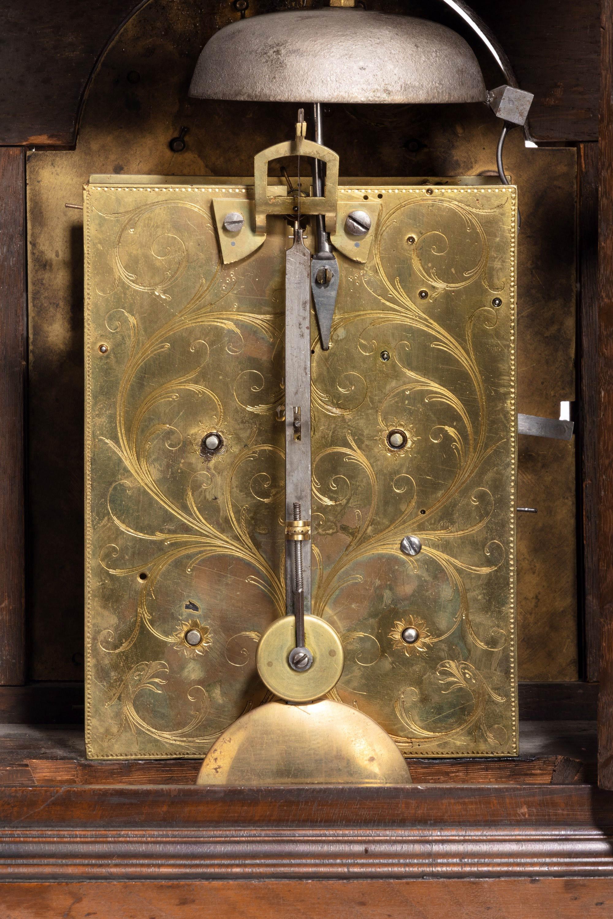 Fine George III Period Mahogany Bracket Clock Signed by Alex Dickie 4