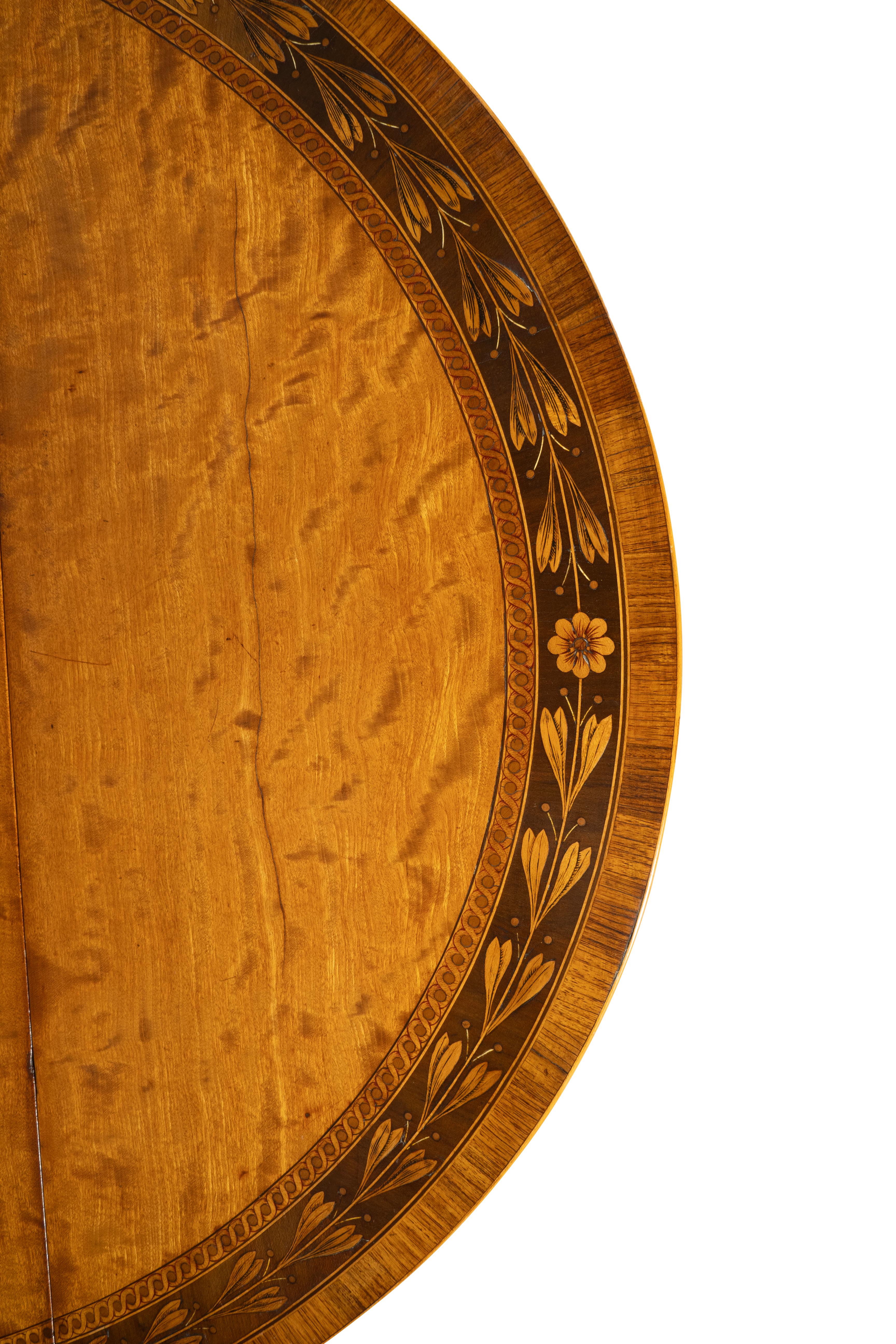 Fine George III Satinwood and Inlaid Pembroke Table 6