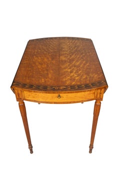 Fine George III Satinwood and Inlaid Pembroke Table