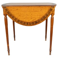 Fine George III Satinwood and Inlaid Pembroke Table