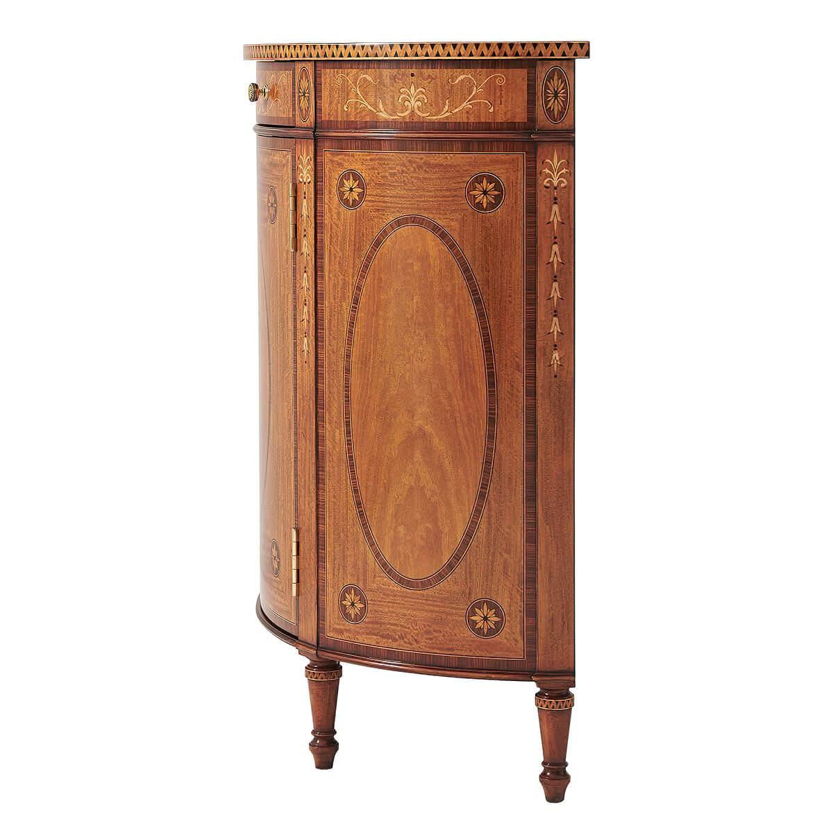 Fine George III Satinwood Cabinet In New Condition In Westwood, NJ