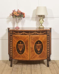 Fine George III Style Satinwood & Marquetry Sideboard