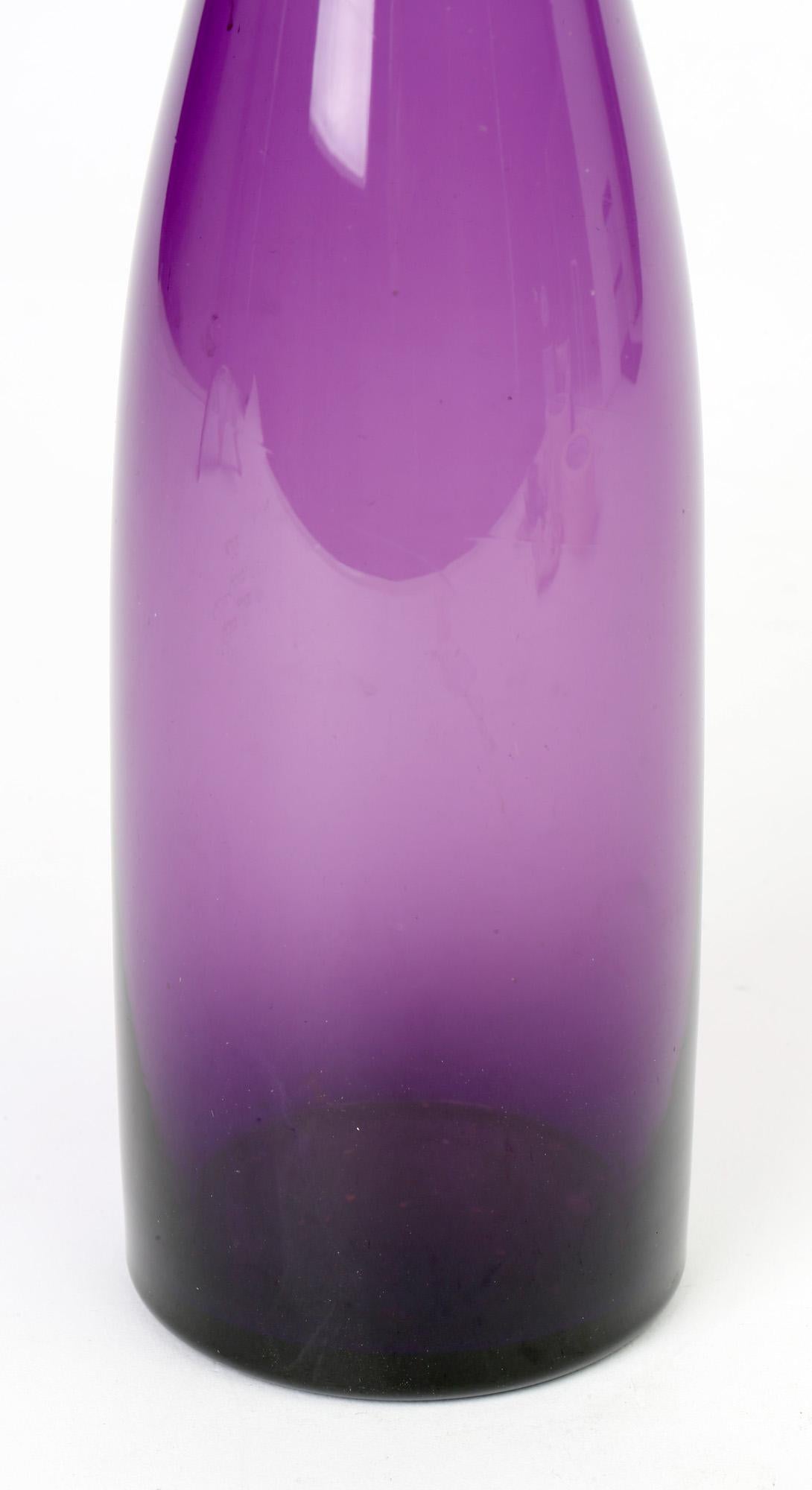 amethyst glass decanter