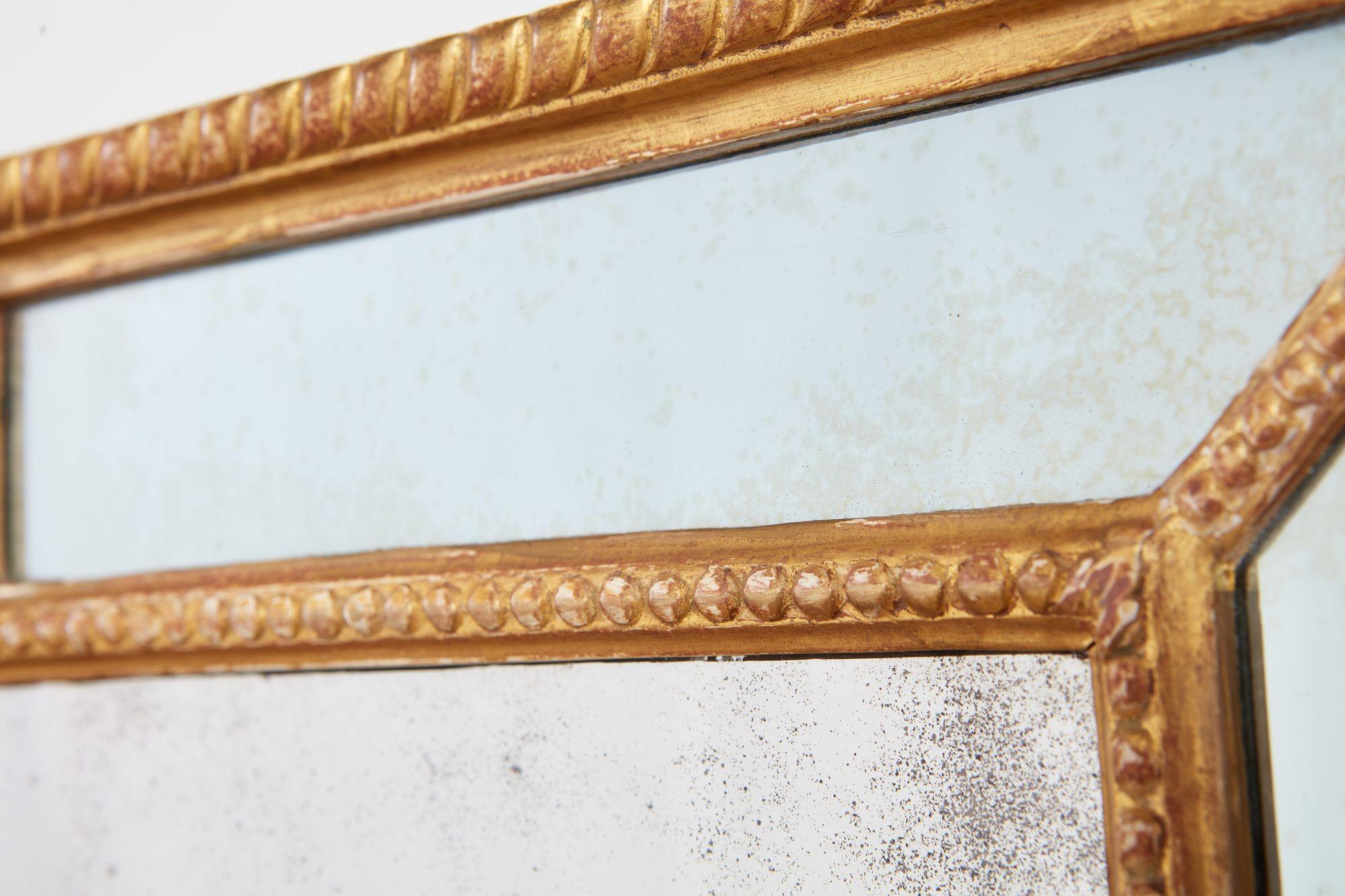 George III Fine Georgian Border Glass Mirror For Sale