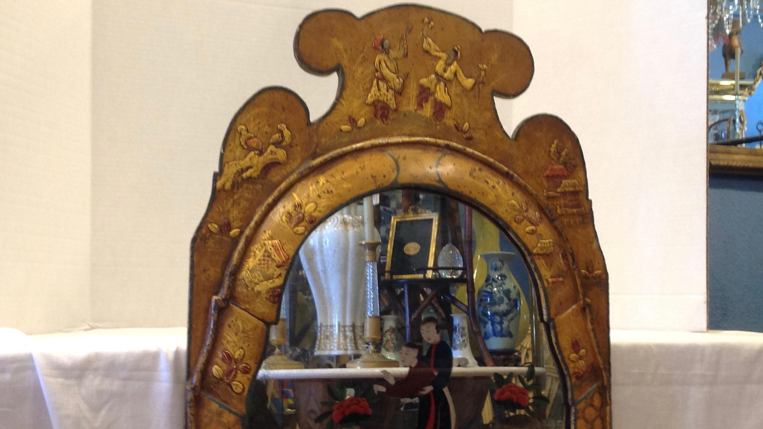 Fine Georgian Chinoiserie Mirror In Good Condition In West Palm Beach, FL