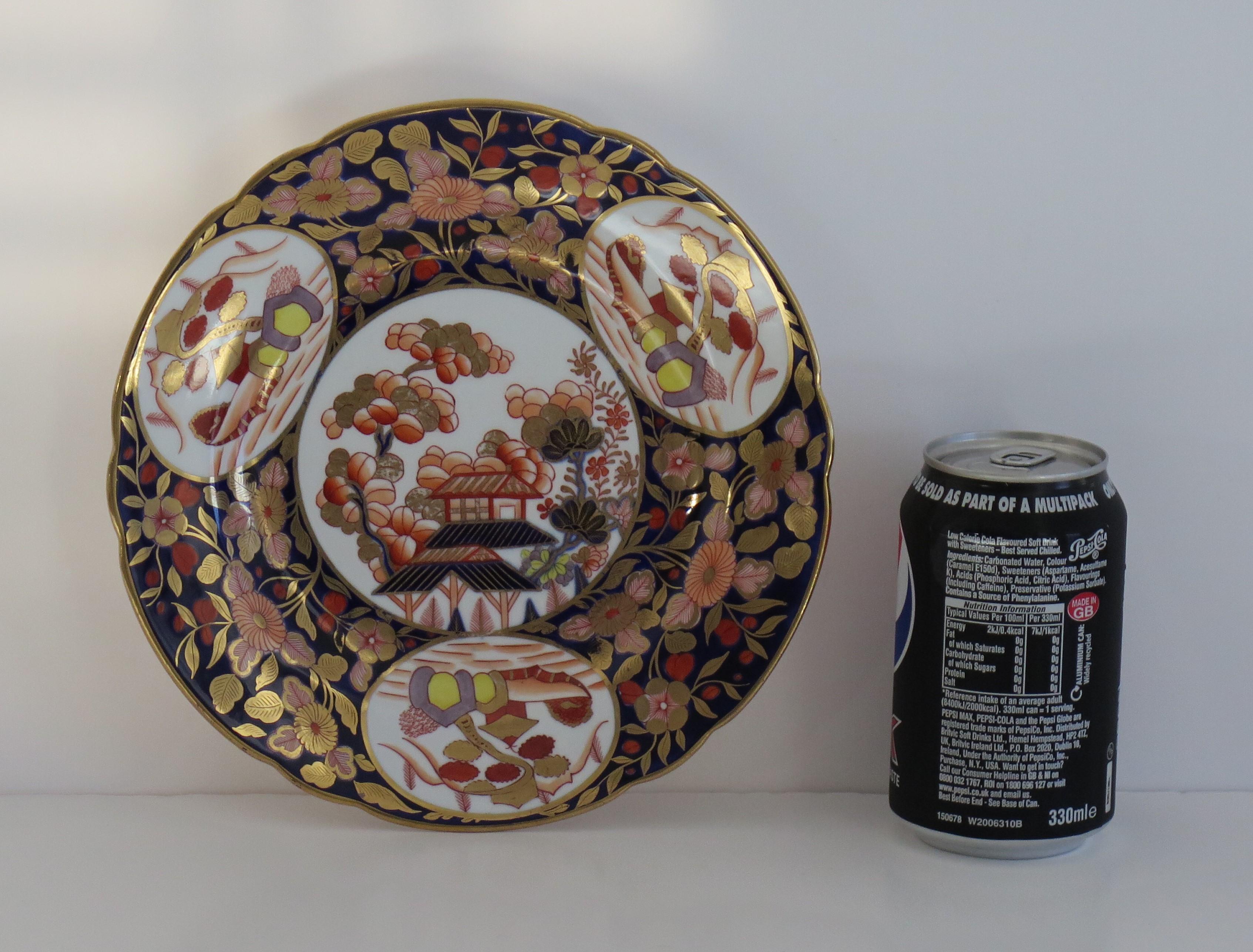 Fine Georgian Coalport Plate Richly Gilded Hand Painted Pattern 1949, Ca 1810 For Sale 10
