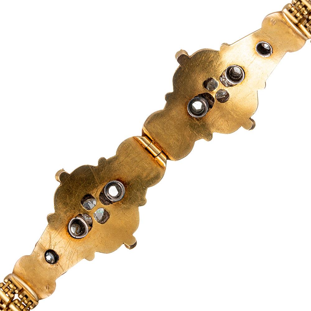 Fine Georgian Diamond Bracelet 1