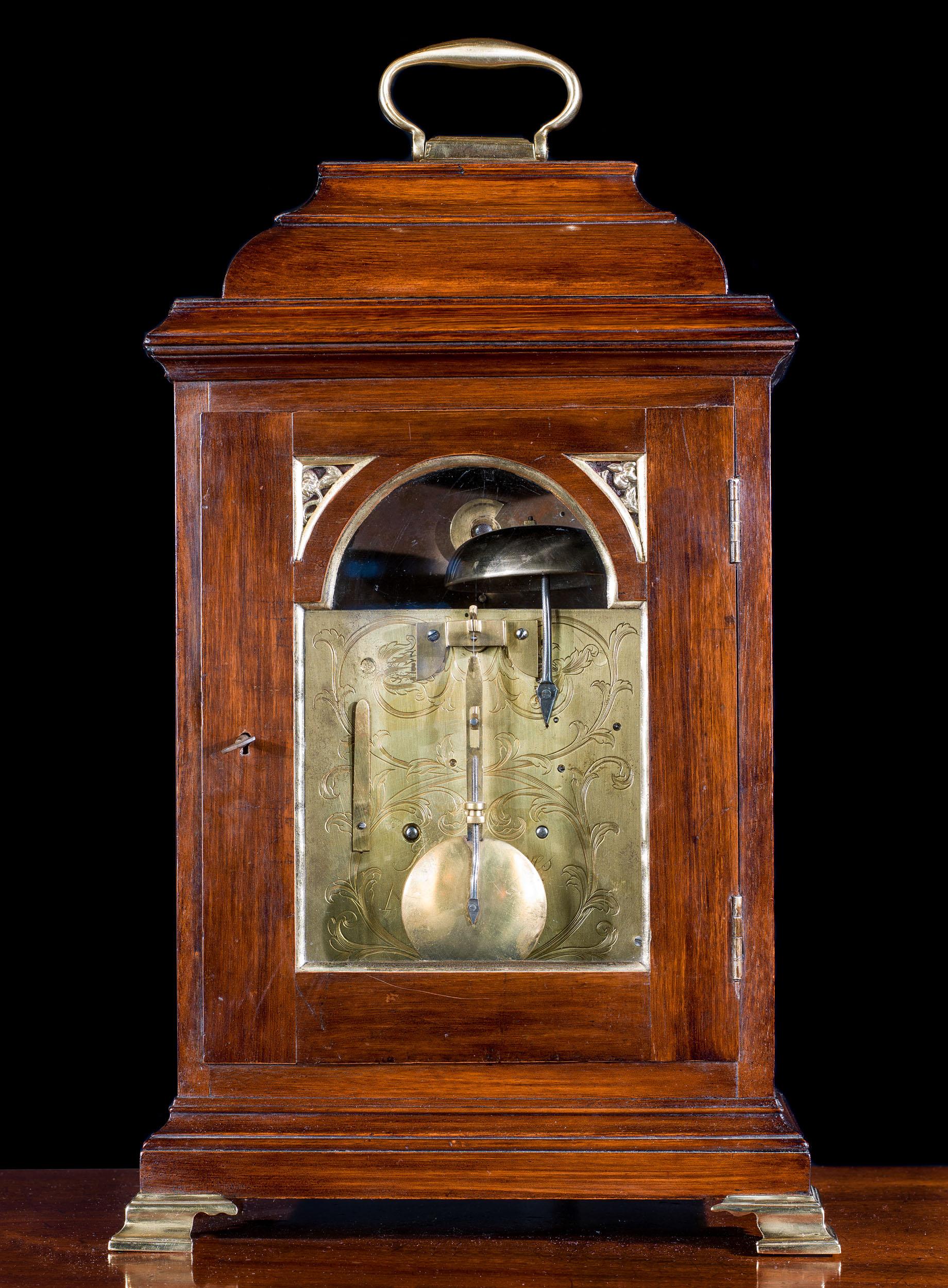 Fine Georgian Eight Day Bracket Clock In Good Condition For Sale In London, GB