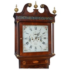Antique Fine Georgian Longcase Clock by Collier, Eccles