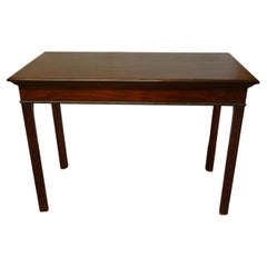 Fine Georgian Mahogany Cyhippendale Side or Serving Tanle with Superb Legs