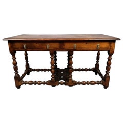 Fine Georgian Walnut Dresser Sideboard with Earlier Walnut Panel, circa 1820