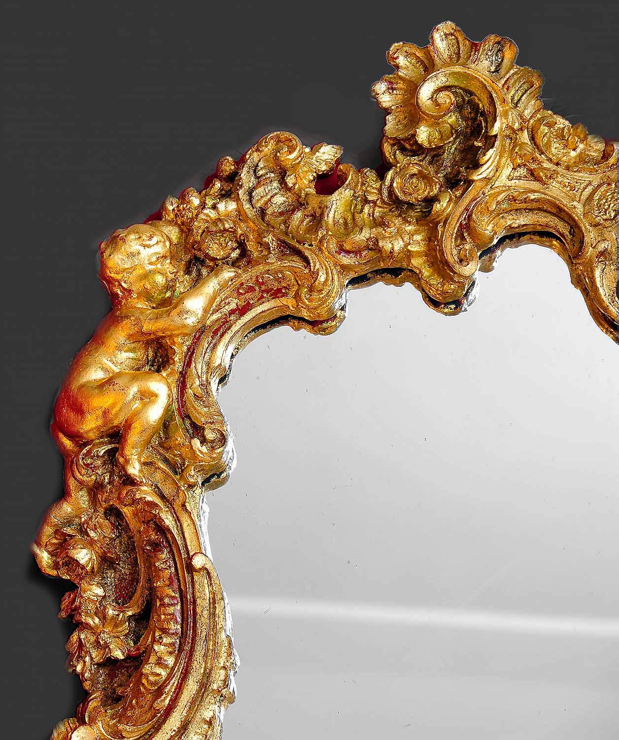 Fine Gilded Cherub Putti Italian Rococo Style Style of Gustave Dore ...