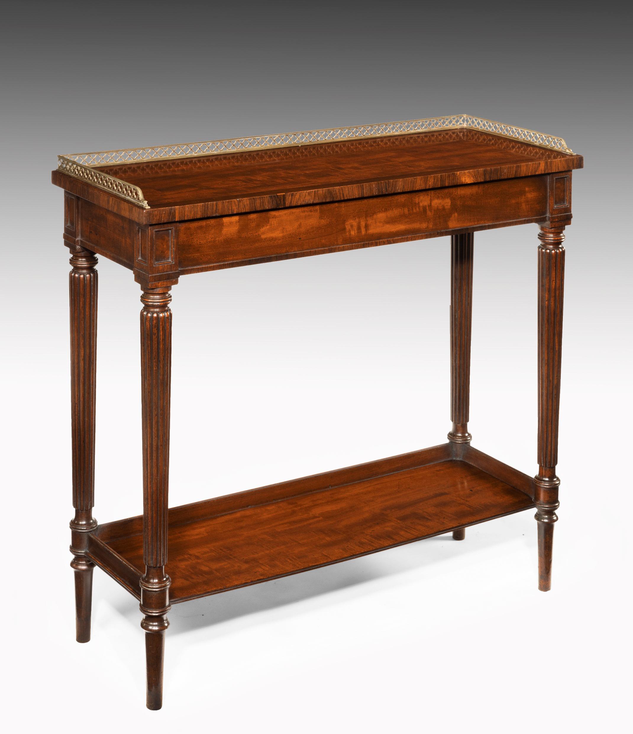 19th Century Fine Gillows Regency Mahogany Hall Console Table