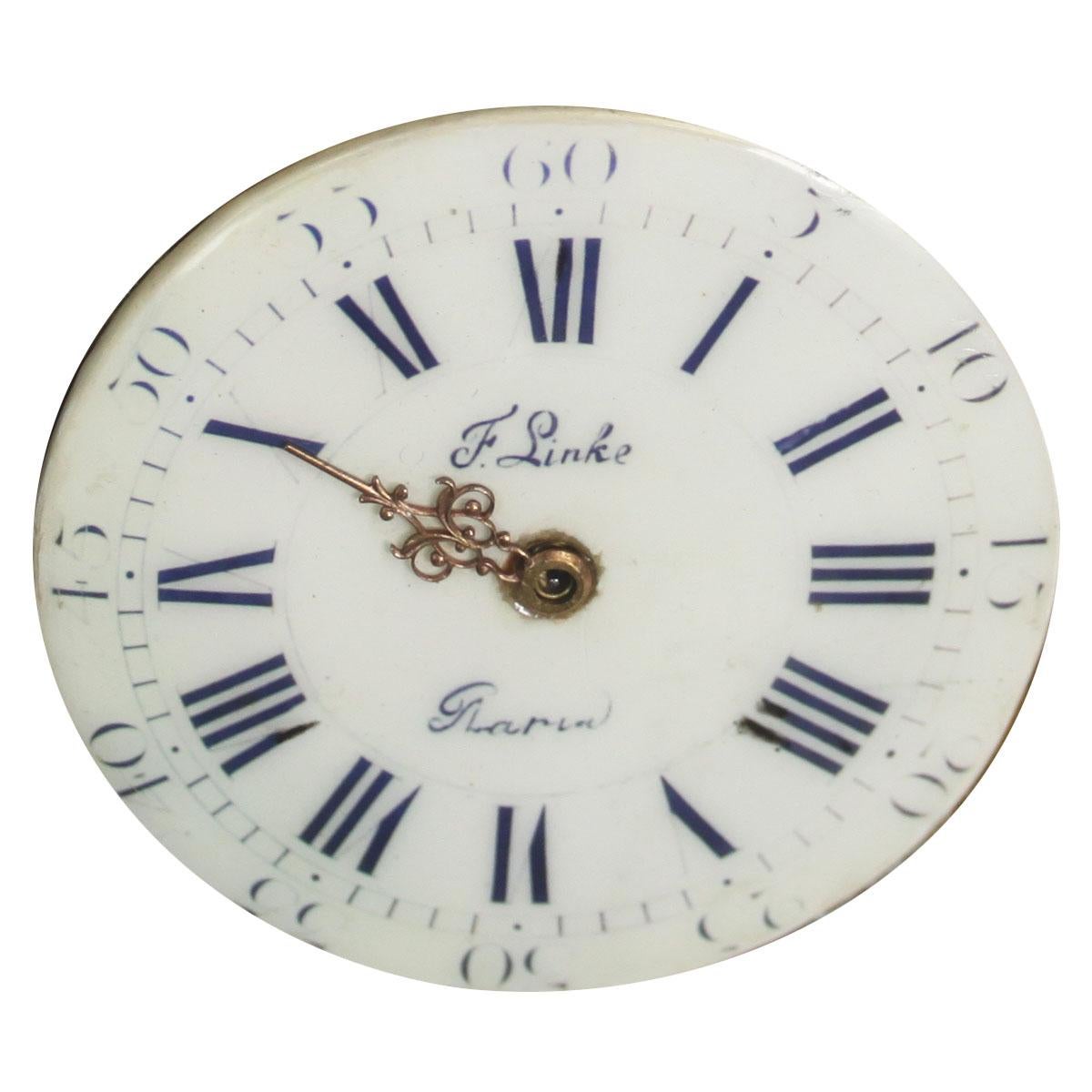 Fine Gilt-Bronze & Rouge Griotte Marble Table Clock - François Linke Index No 86 For Sale 5