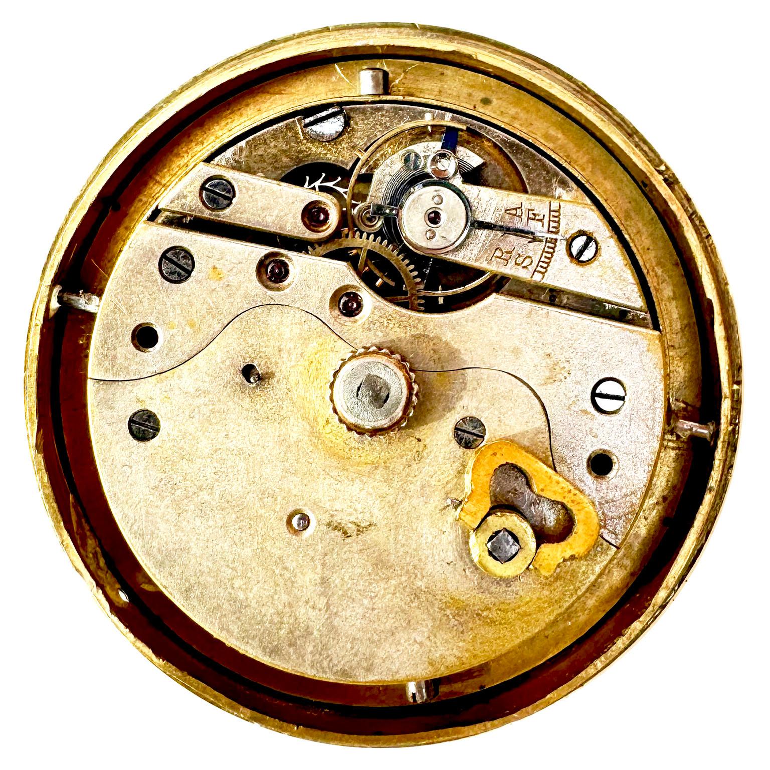 Pendule de table en bronze doré et marbre rouge Griotte - François Linke Index No 86 en vente 4