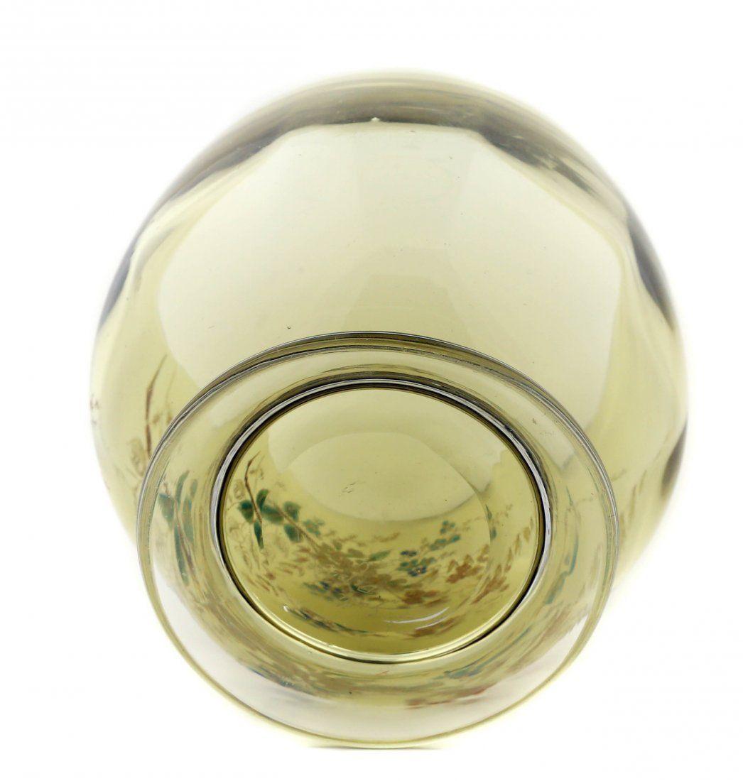 Fine Glass Vase and Cover, Signed Emile Gallé 1