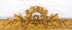 Fine Gold Gilt Gesso Italian 53x38 Rectangle Wall Mirror