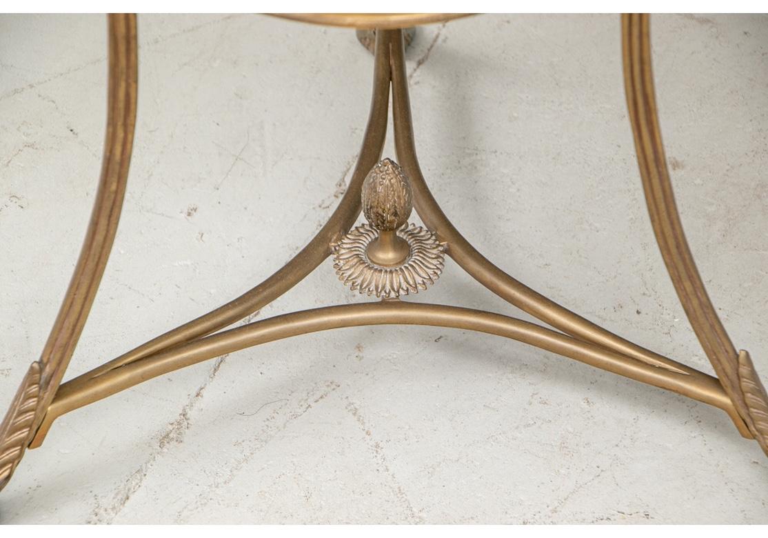 Fine Guéridon Stone Top Table in Hollywood Regency Style 3