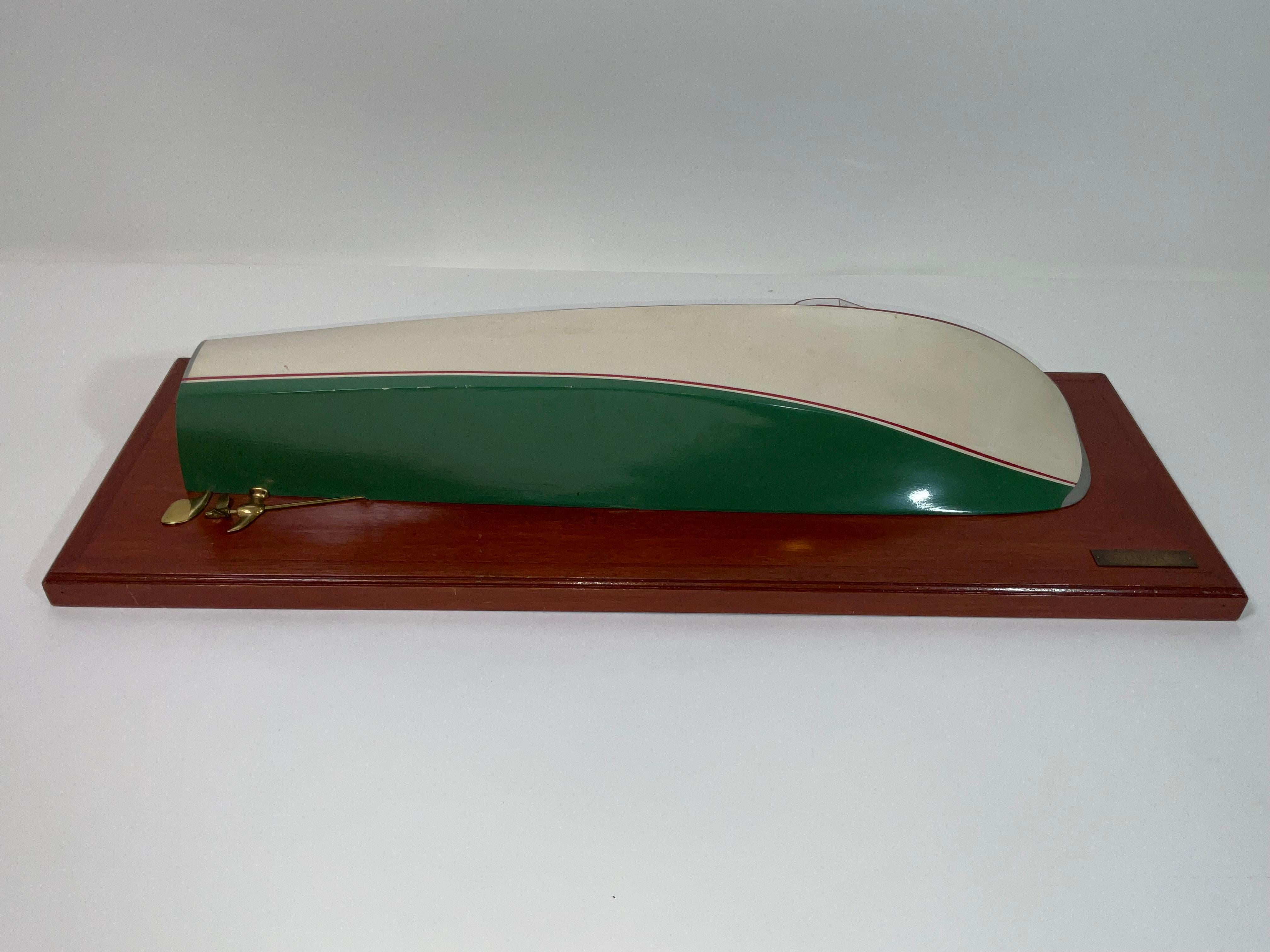 Fine Half Model of a 1950s Speedboat Model en vente 5