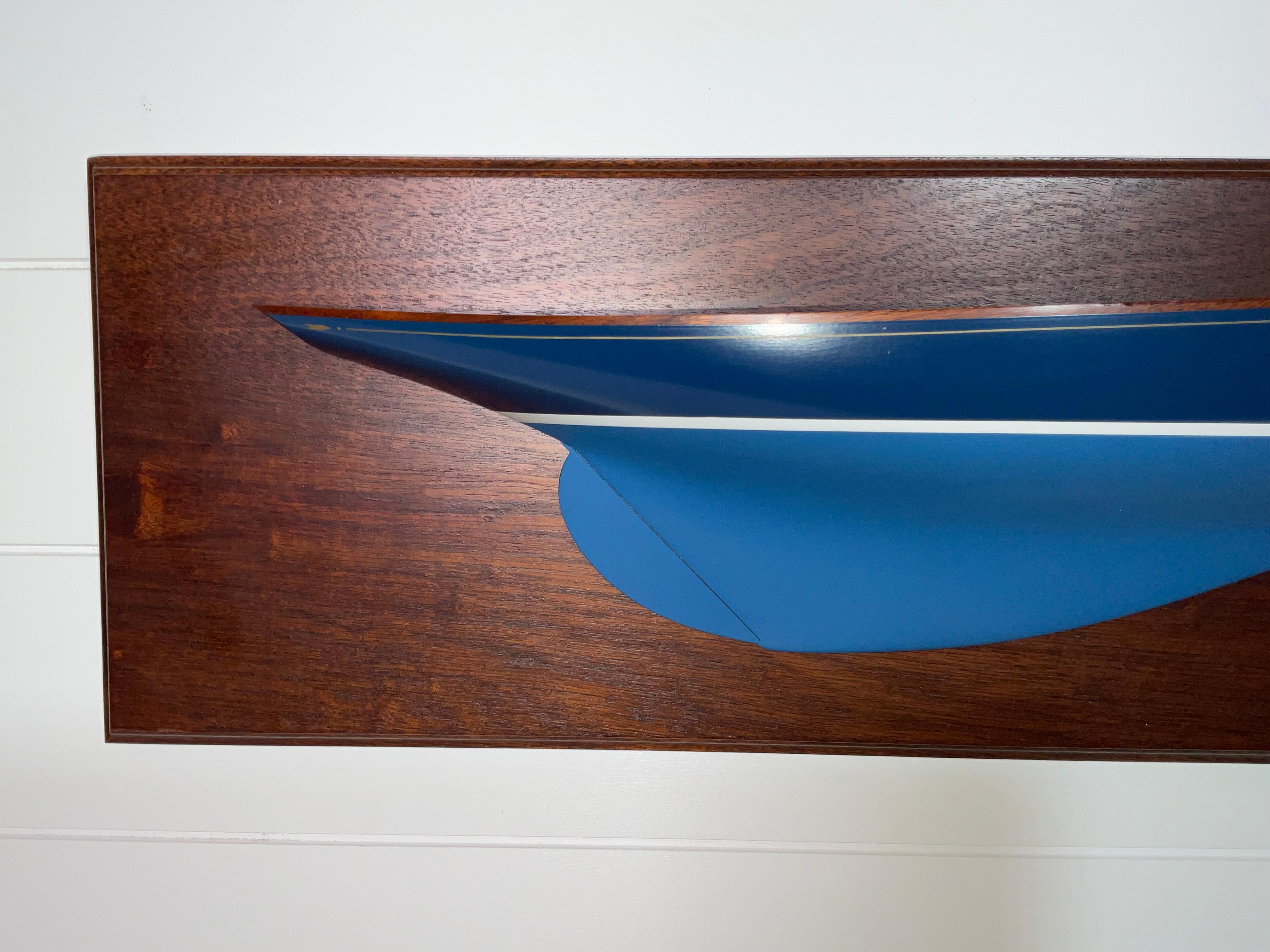 Fine Half Model of a New York 32 Sailing Yacht In condizioni buone in vendita a Norwell, MA