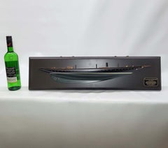 Fine Half Model of the Racing Yacht Atlantic